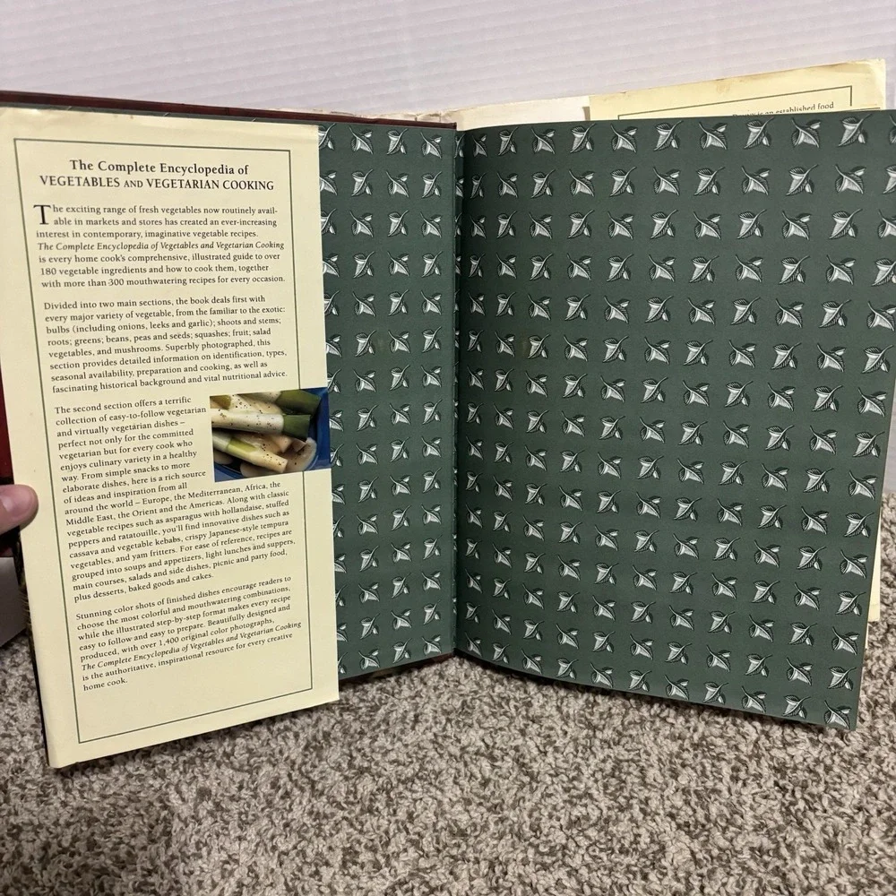 The Complete Encyclopedia of Vegetables and Vegetarian Cooking Hardcover 1997